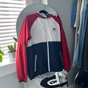 Adidas retro skateboarding windbreaker